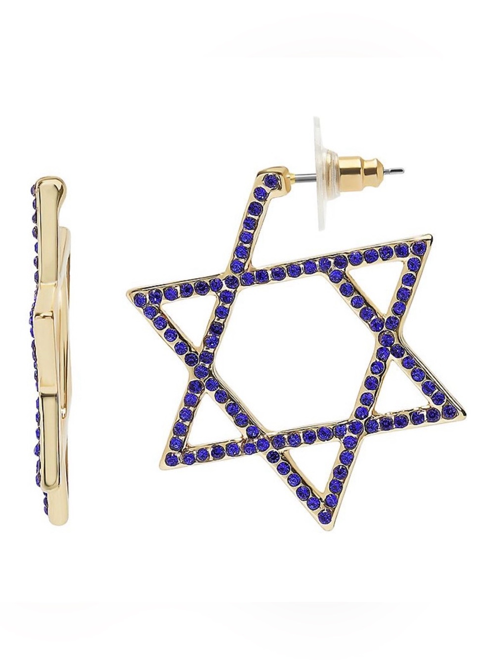Star of David Hoop Earrings - New!